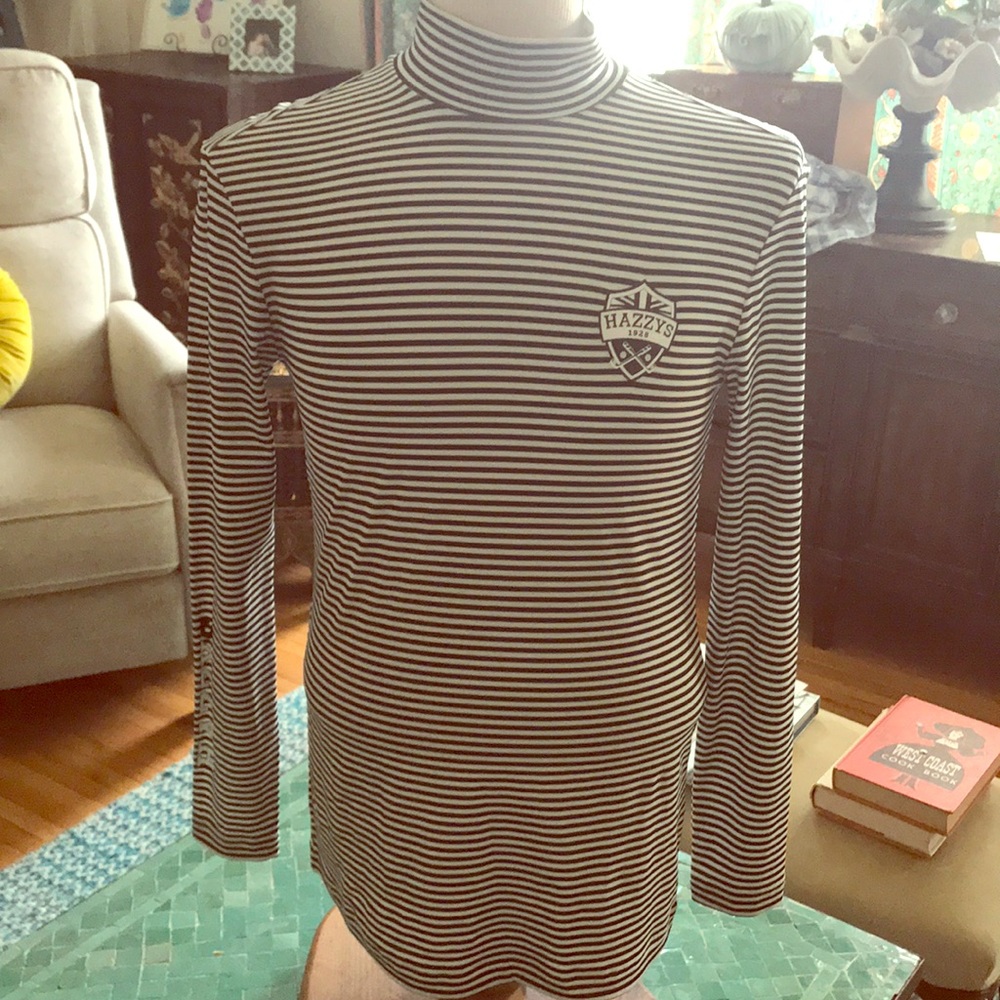 Great looking longsleeve HAZZYS golf shirt,stripe